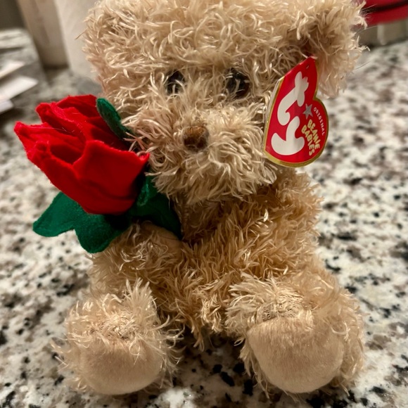 Christmas Beanie Babies. Seven bears one dog - Picture 16 of 16